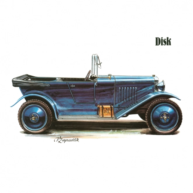 Kalendarz notatkowy Classic Cars – Václav Zapadlík, 2025, 30 × 30 cm