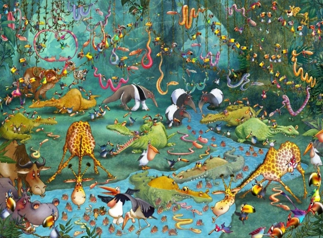 Puzzle Dżungla 2000 elementów
