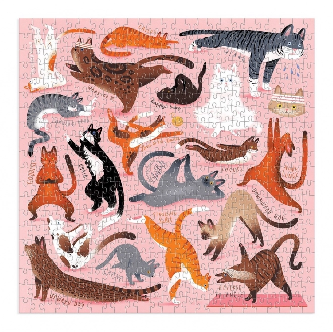 Puzzle Joga dla kotów 500 elementów