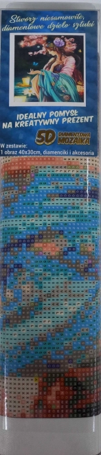 Malowanie diamentowe Motylia Królowa 30x40cm