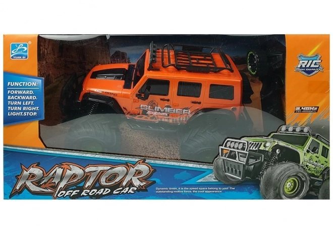 Zdalnie sterowany R/C Jeep Orange 2.4G