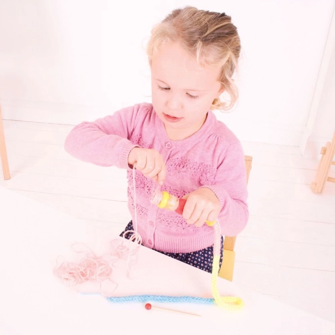 Bigjigs Toys lalka do dziergania