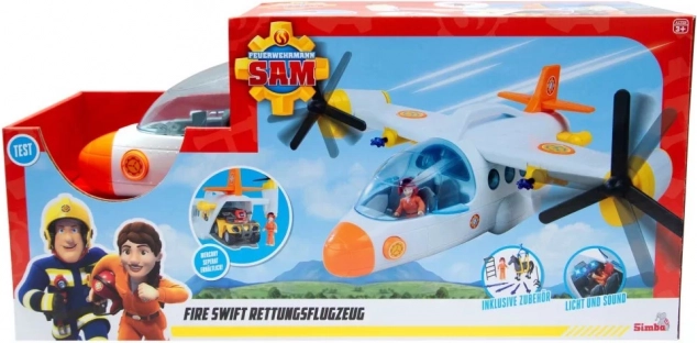 Szybki samolot ratunkowy 42 cm Strażak Sam