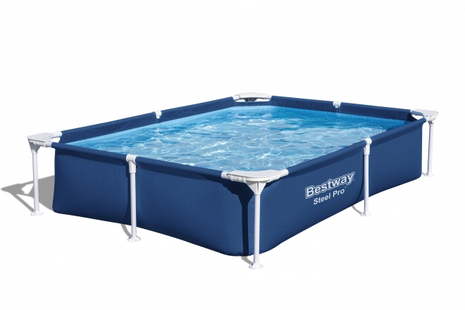 SplashJr Steel Pro 221x150x43 BESTWAY Basen stelażowy + zestaw naprawczy