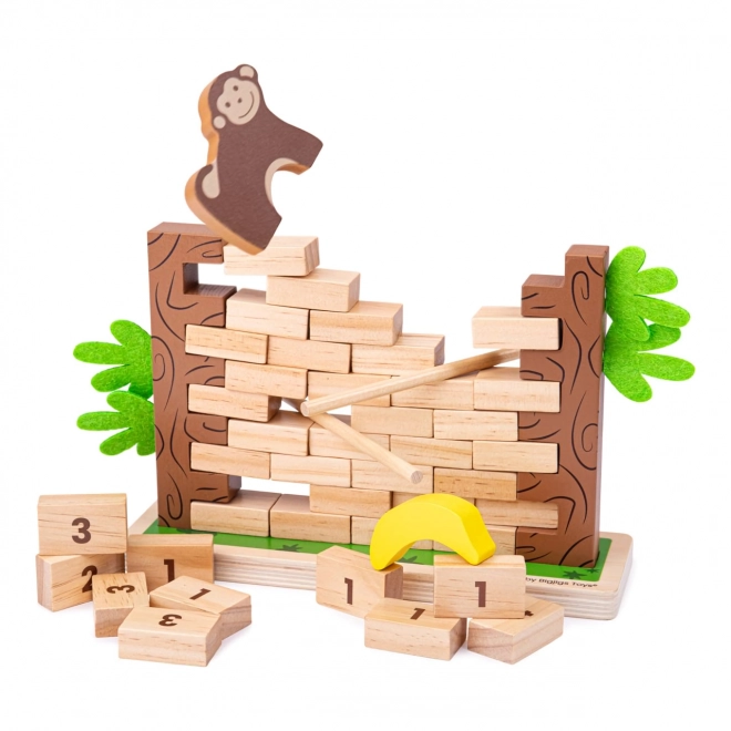 Bigjigs Toys Drewniana gra motoryczna Kosmiczne dżungla