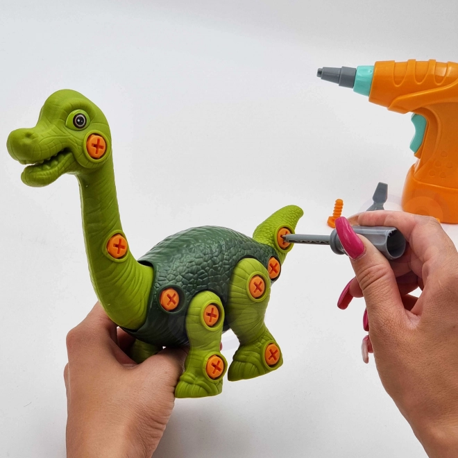 Dinozaur do Składania WOOPIE z Wiertarką