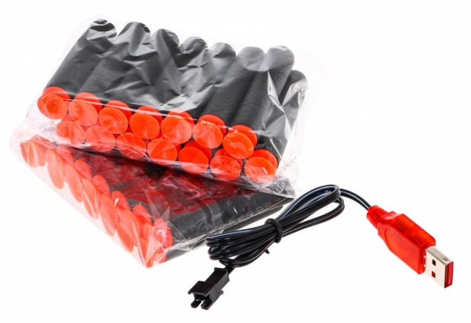 Elektryczna pistolet dla dzieci Growler z 28 piankowymi strzałkami