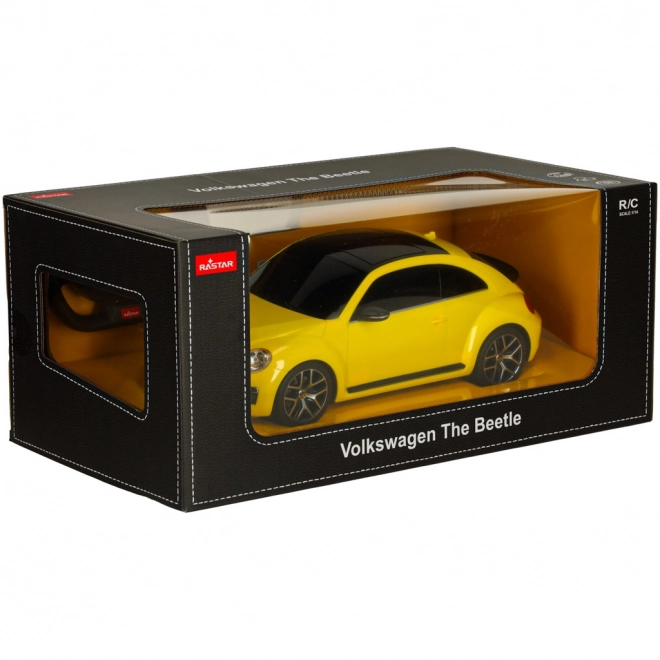 Auto na zdalne sterowanie R/C Volkswagen Beetle Rastar 1:14 żółte