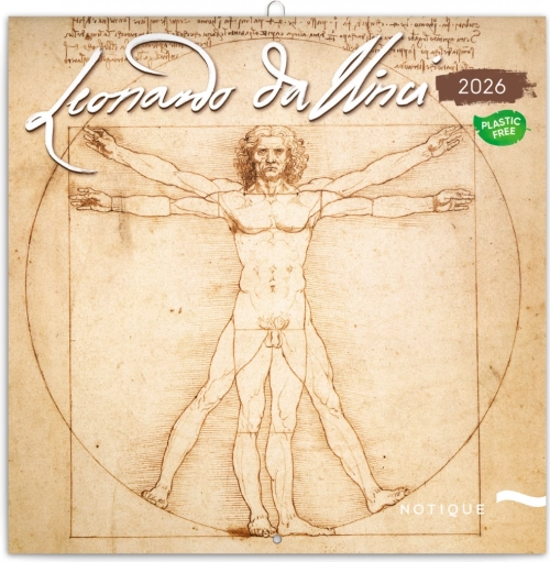 Kalendarz notatkowy Leonardo da Vinci 2026
