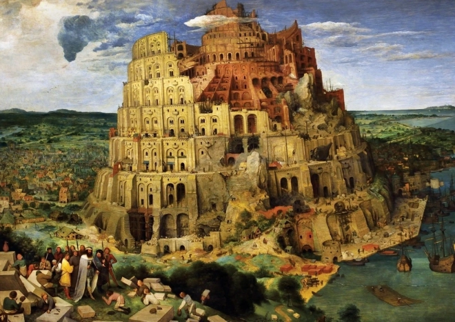 ART PUZZLE Seria Muzealna Puzzle: Wieża Babel 2000 elementów