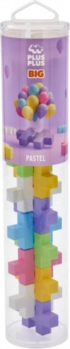 Plus-Plus BIG pastel tuba 15 szt.