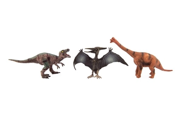 Plastowy zestaw dinozaurów 6 sztuk