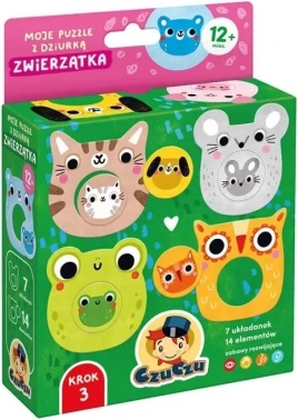 Moje puzzle z dziurką – Zwierzątka