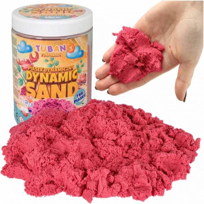 Różowy dynamiczny piasek 1 kg