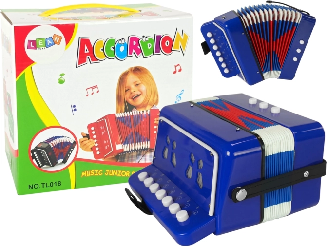 Akordeon dla małych muzyków Niebieski