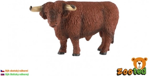 Figurka szkockiego bydła górskiego 15 cm