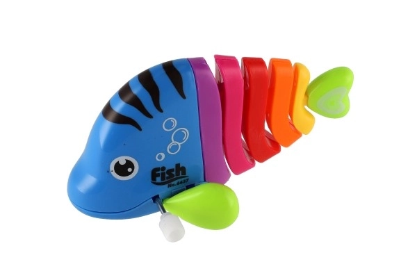 Rybka/Ryba na kluczyk plastikowa 11cm mix kolorów 14szt w pudełku