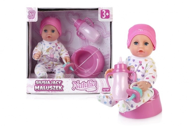Natalia sikająca lalka 17 cm