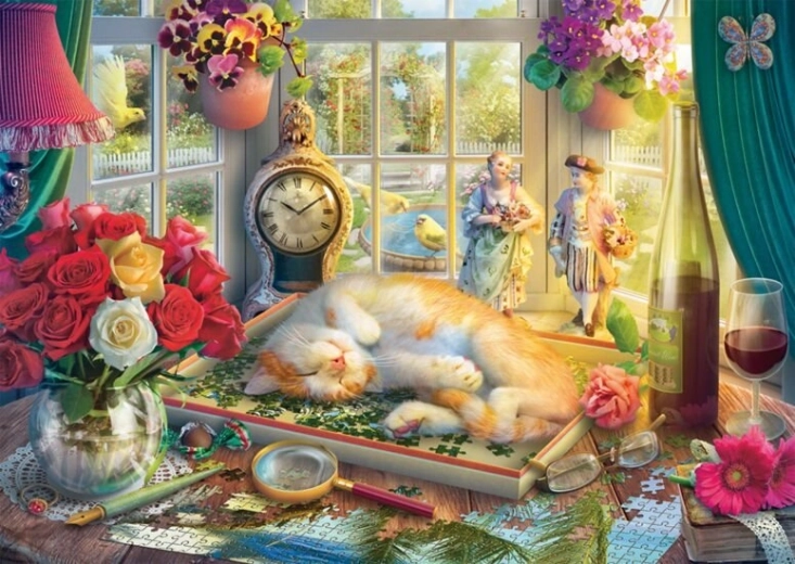 Puzzle Układanka z kotem 1000 elementów SCHMIDT