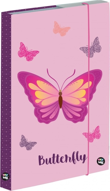 Pudełko na zeszyty A5 motyl