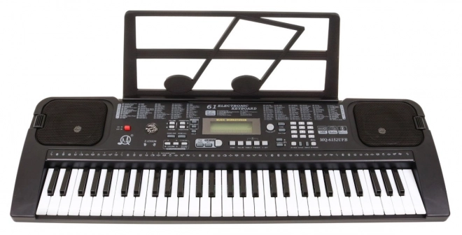 Klawiatura z mikrofonem dla dzieci 5+ Taktometr USB MP3 Radio - Model nr 6152