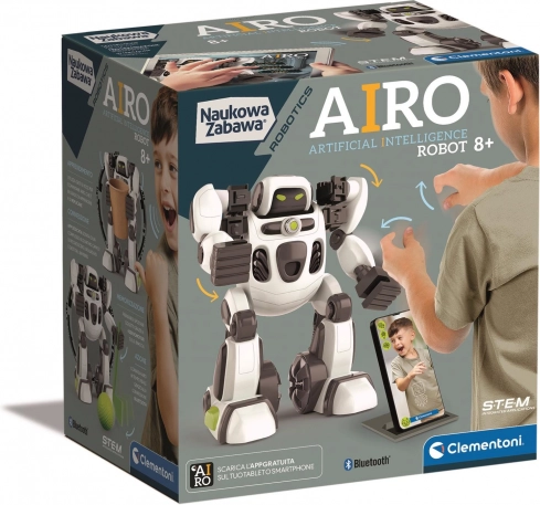 robot airo – interaktywna edukacyjna konstrukcja z sztuczną inteligencją od clementoni