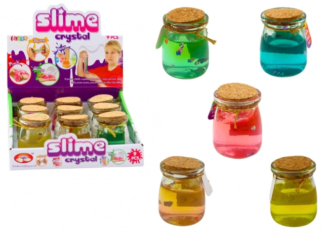 Kolorowy śluz w słoiczku 150 g - 9 kolorów
