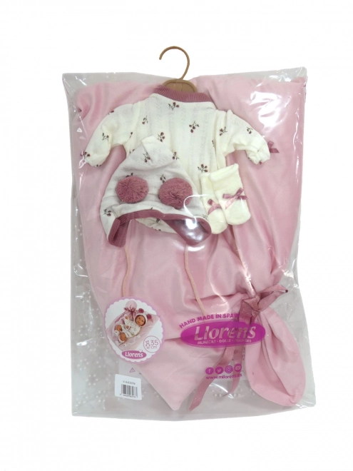 Llorens M635-78 ubranko dla lalki niemowlaka NEW BORN rozmiaru 35-36 cm