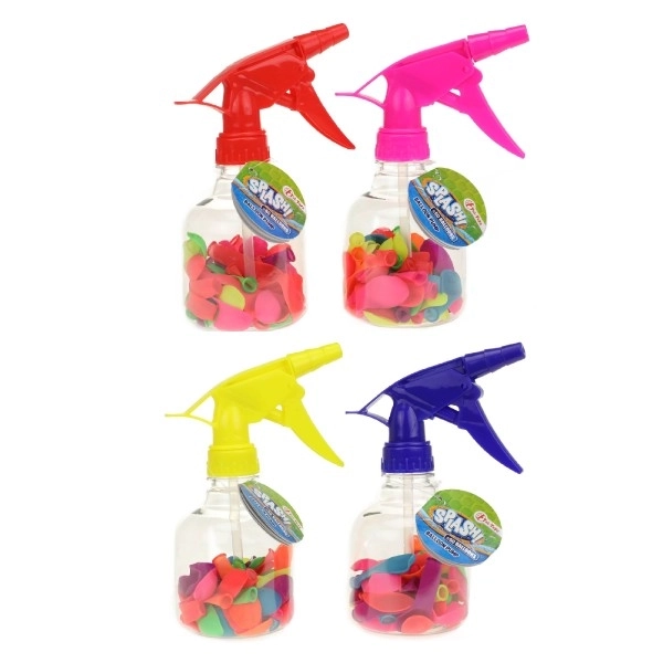 Pompka do wodnych bomb + bomby 50 szt. plastik 17cm 4 kolory