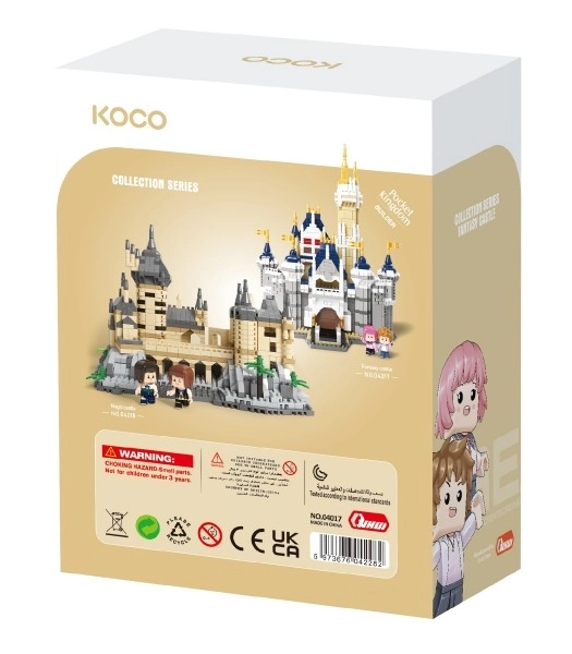 Zestaw KOCO Magiczny zamek plastikowy model