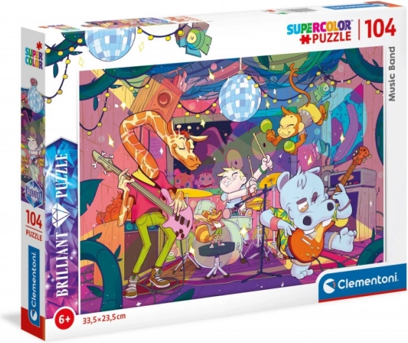 Puzzle Brilliant Zespół Muzyczny 104 Elementy