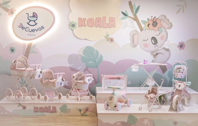 Składane łóżeczko dla lalek Koala