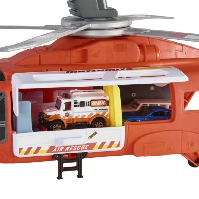 Ratunkowy helikopter z pudełka Matchbox