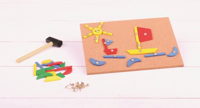 Bigjigs Toys Kreatywna gra do wbijania szpilek