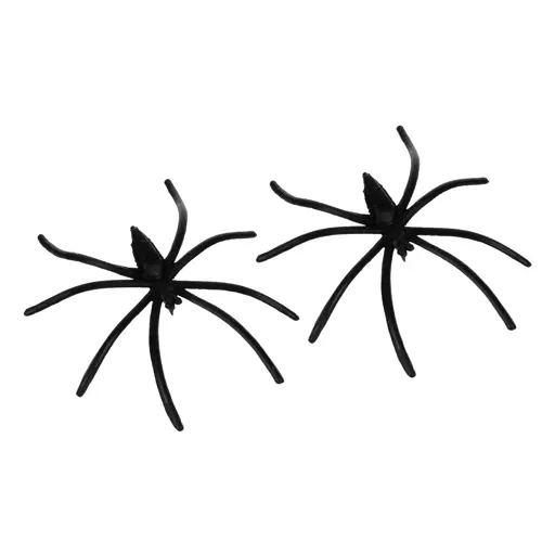 Sztuczna pajęczyna z pająkami na Halloween