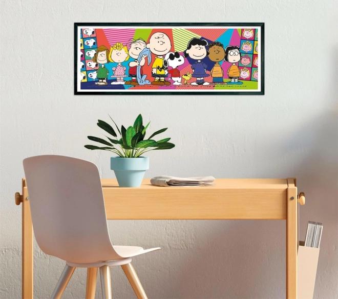 Puzzle 1000 elementów Panorama Peanuts