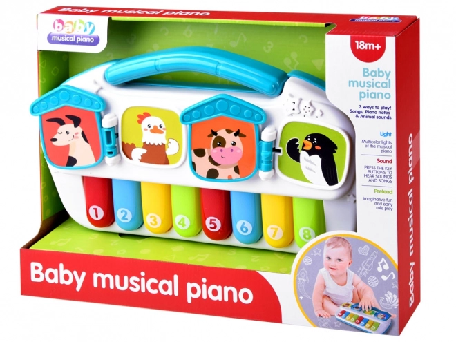 Wesołe muzyczne pianinko zwierzątka