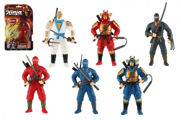 Figurka ninja z dodatkami 10 cm