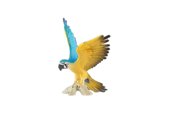 Ara ararauna plastikowy 9cm w woreczku