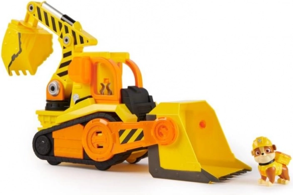 Buldożer deluxe ze światłami i dźwiękami z figurką – PSI PATROL RUBBLE I EKIPA