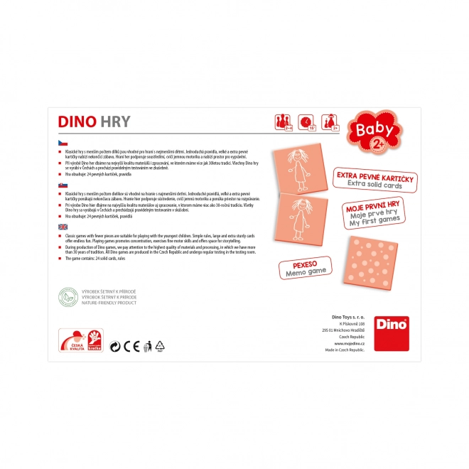 Dziecięce Pexeso Krecik od Dino