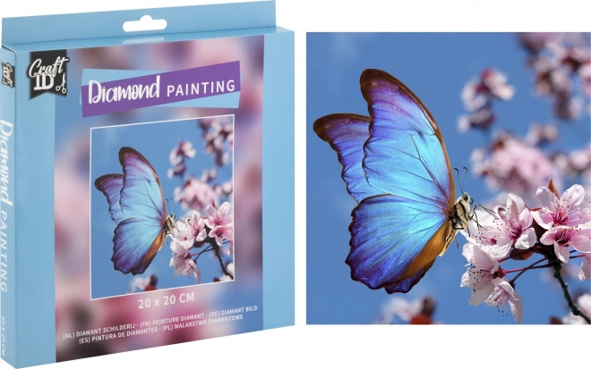 Malowanie diamentowe Motyl 20 × 20 cm