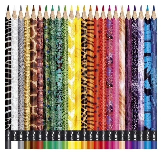 MAPED Kredki trójkątne Color'Peps Animals 24 szt.