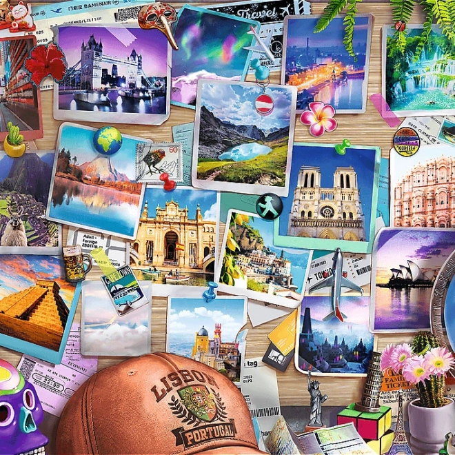 Puzzle TREFL Premium Plus Czas na Herbatę: Wspomnienia z Podróży 500 Elementów