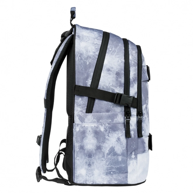 BAAGL 3 ZESTAW Skate NASA Grey: plecak, piórnik, worek