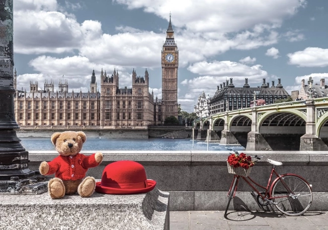Puzzle 500 elementów CASTORLAND Little Journey to London