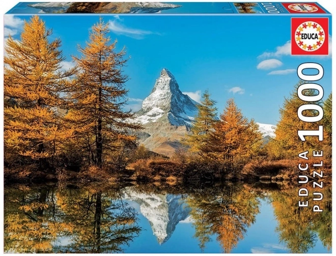 Puzzle Educa Jesienny Matterhorn Szwajcaria 1000 części