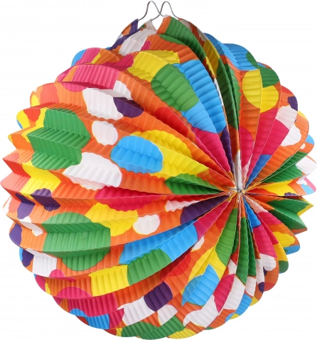 Papierowy lampion kula 25 cm