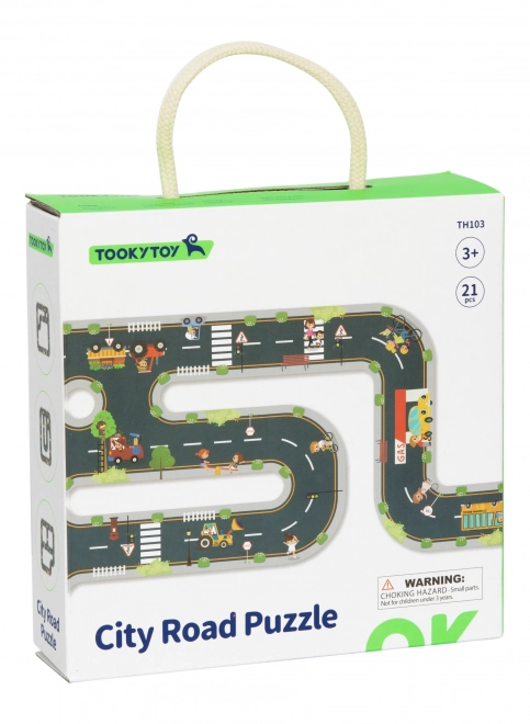 Tooky Toy Autopaska Puzzle
