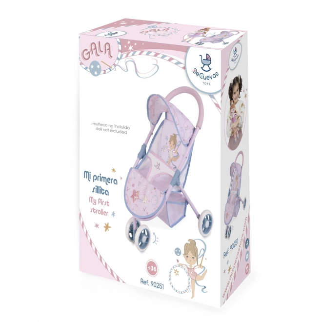 DeCuevas 90251 Wózek sportowy dla lalek trójkołowy GALA 2023 - 55 cm
